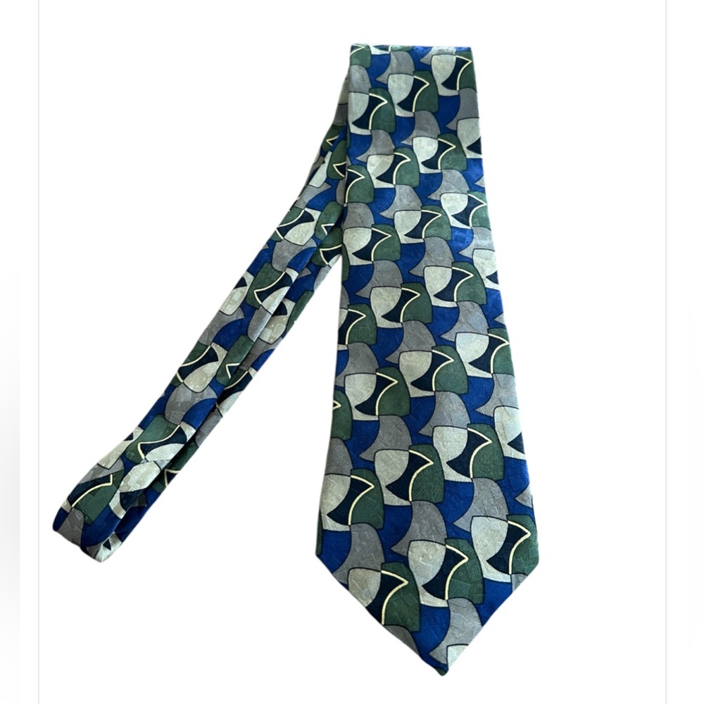 Ziggurat By Mulberry Silk Tie